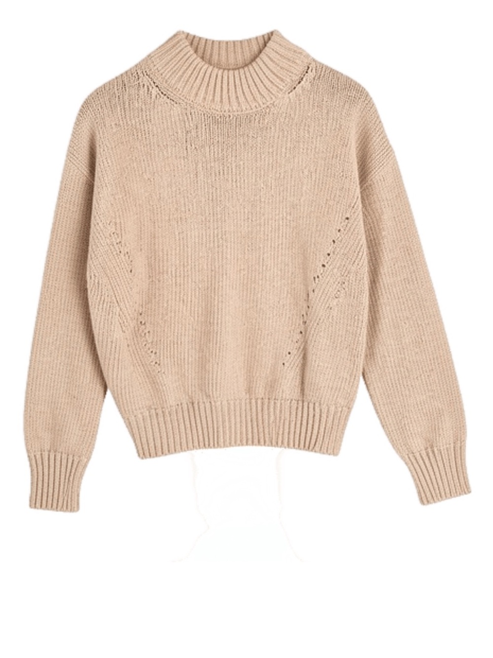 Le Bon Shoppe Zoe Cotton Sweater in Naturel - XS/S